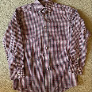 Club Room Red and Blue Dress Shirt